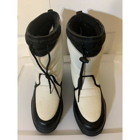Polar Edge Thinsulate Boots - Women’s Size 10‎ White Black - Picture 1 of 8